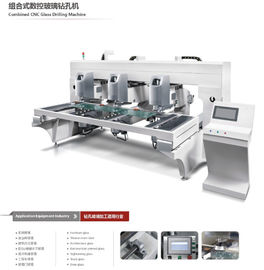 China Máquina de perfuração de vidro principal do CNC três, máquina de perfuração de vidro de vidro do CNC do chuveiro, máquina de perfuração de vidro do CNC fornecedor