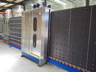 China Baixo - máquina de lavar de vidro da vitrificação dobro de e, máquina automática da limpeza de vidro fornecedor