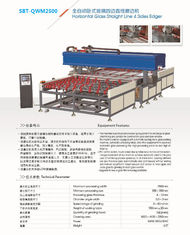 China Linha reta de vidro horizontal automática 4 Edger lateral, máquina de emenda de vidro horizontal fornecedor
