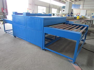 China Vidro oco maquinaria azul aquecida da vitrificação dobro da máquina da imprensa do rolo fornecedor