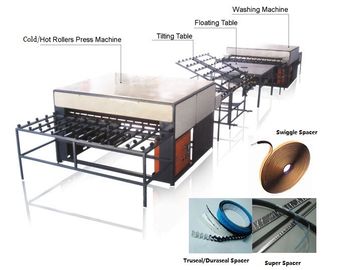 China Linha de produção/máquina de vidro de isolamento dobro com os rolos de 5 pares fornecedor