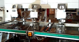China Máquina de perfuração do furo de três cabeças da broca multi para a tabela de vidro da mobília fornecedor