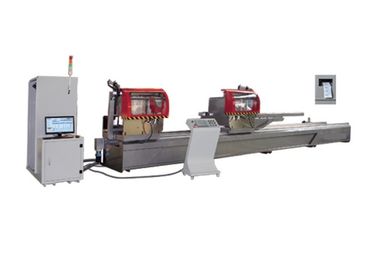 China Máquina de corte de alumínio do Cnc da cabeça dobro, máquinas de alumínio da fabricação de Windows das portas do Pvc fornecedor