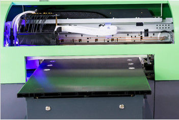 China O couro/impressora UV do diodo emissor de luz precisão alta do PVC/ABS CMYK 4W com EpsonDX5 dirige o × 52cm do × 75cm de 100cm fornecedor