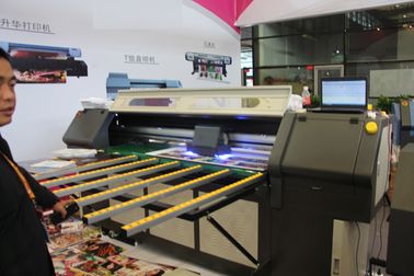 China Rolo exterior para rolar a impressora, impressora UV do diodo emissor de luz das lâmpadas dobro com cabeças de impressão de DX5/DX7 Epson fornecedor