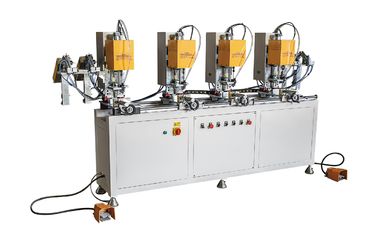 China Máquina plástica automática 1KW da asseguração de parafuso da janela do perfil da máquina de soldadura de Upvc fornecedor