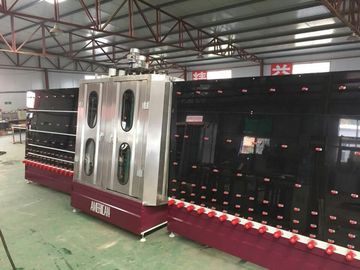 Baixa-e máquina de lavar de vidro de aço inoxidável automática, arruela do vidro liso fornecedor