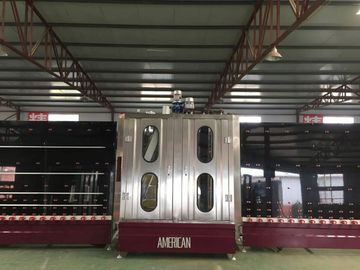Baixa-e máquina de lavar de vidro de aço inoxidável automática, arruela do vidro liso fornecedor