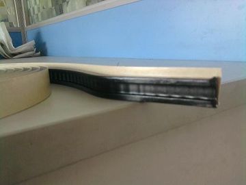 Espaçador morno da borda da forma de T para a cor preta de vidro de isolamento decorativa fornecedor
