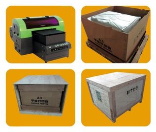 Impressora UV do leito do diodo emissor de luz de EPSON DX5 CMYK/CMYKW com definição máxima 2880*1440dpi da impressão fornecedor